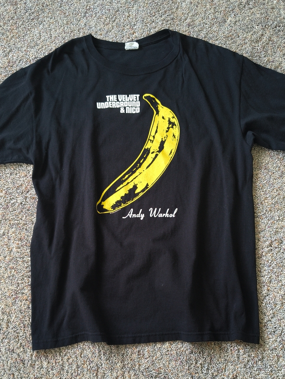 Velvet Underground Mens XL  Andy Warhol Design